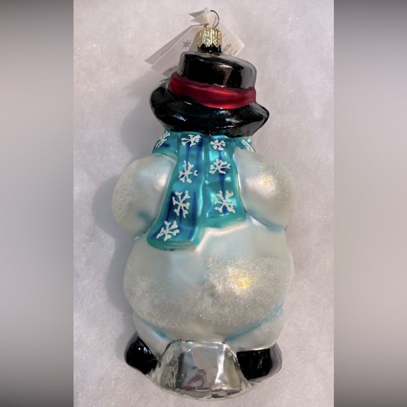 Vintage Christopher Radko Love You This Much Snowman Ornament - Picture 3 of 7